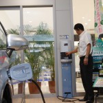 静岡県内で初の充電スタンドを設置