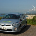 11機の風車が日本海の風を受ける