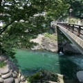 この新橋から吉田川へ飛び込む