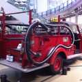 ランクル60周年展示も開催中。写真の「FJ55消防車」「アジアンラリーFJ（あきんど号）」ほか多数展示