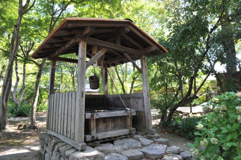 岩橋家中庭の古井戸